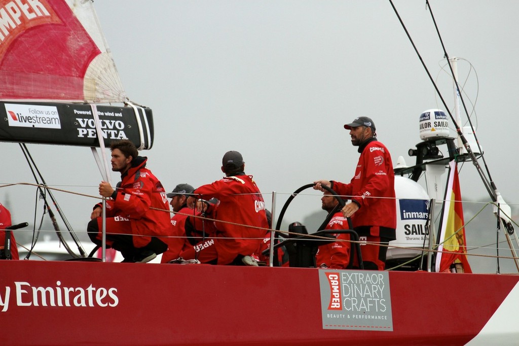 Volvo Ocean Race, Leg 4 Finish - Camper © Richard Gladwell www.photosport.co.nz